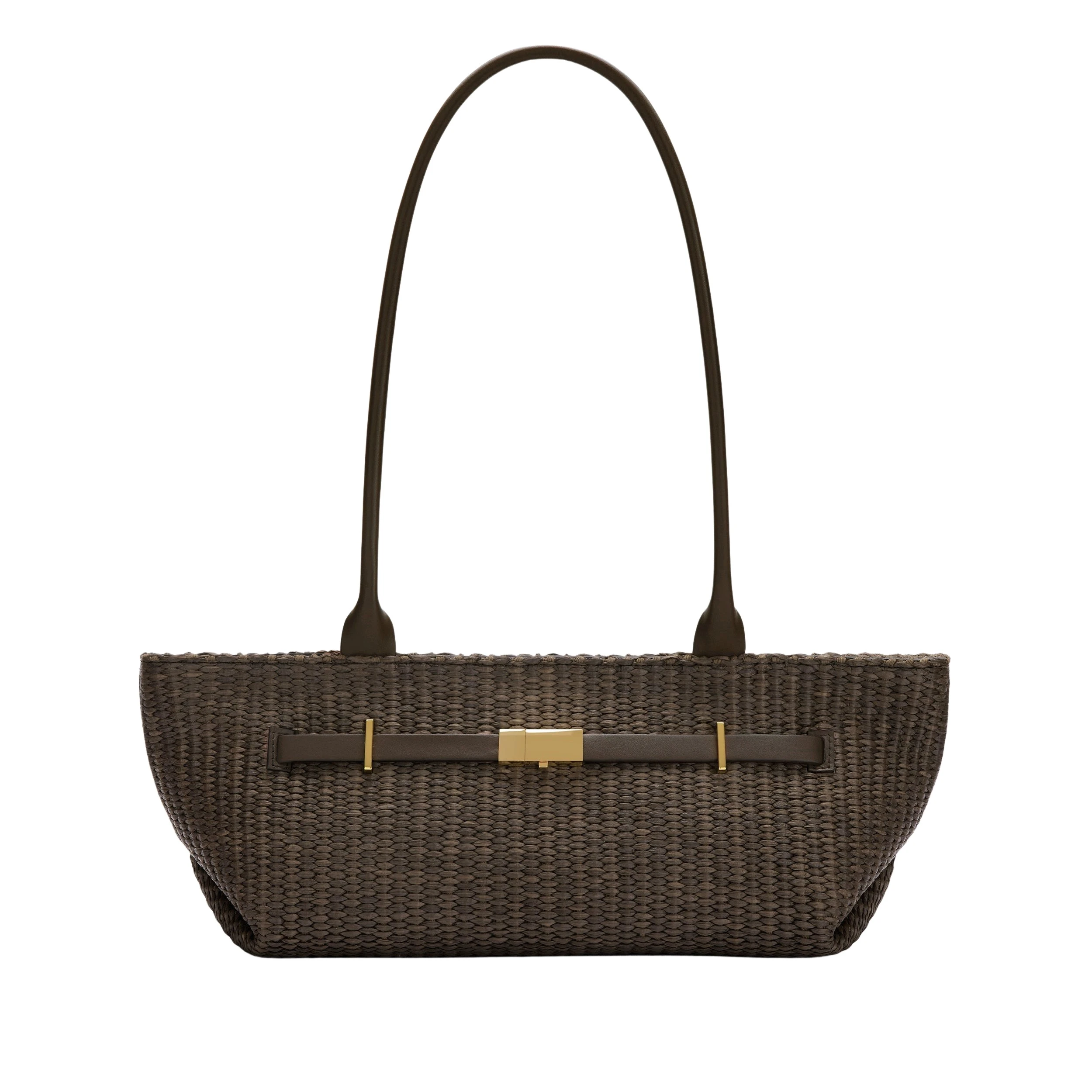 Brown-The-New-York-Shoulder-in-Espresso-Raffia12034_nobg DeMellier New York Shoulder crossbody bag