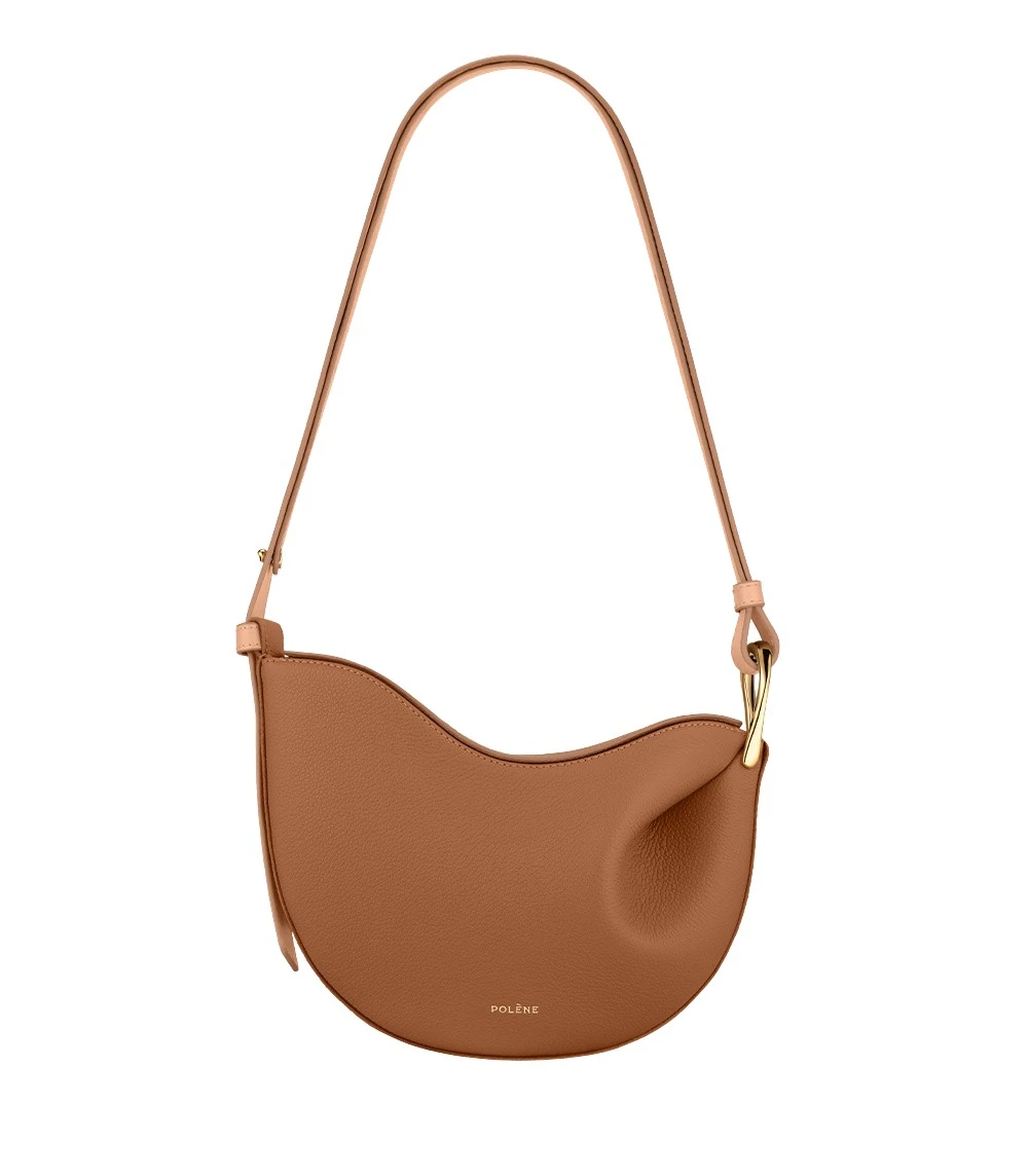 Brown-Tonca-in-Camel-collection-coveti20410_nobg Polène Tonca in Camel Tonca in Camel - Shoulder & Crossbody Bags - Parisian Luxury Leather Bag at Luxury Shoes