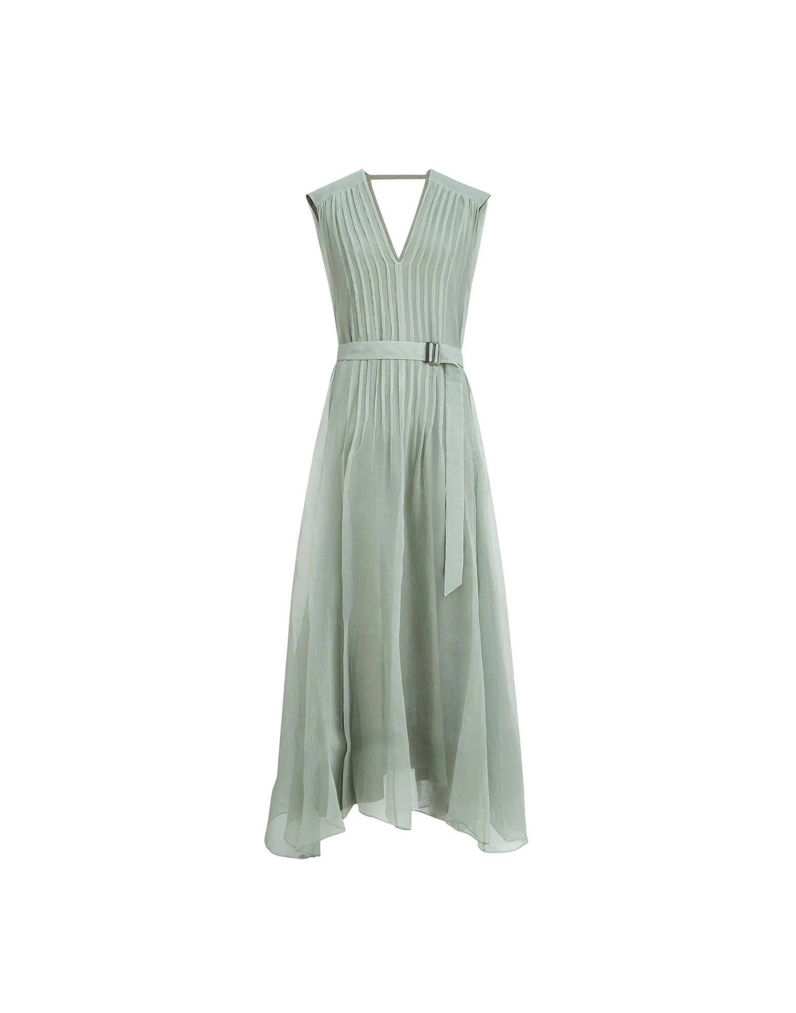 Brunello-Cucinelli-Crispy-silk-dress-with-monili-in-Mint-Green54905_nobg Brunello Cucinelli