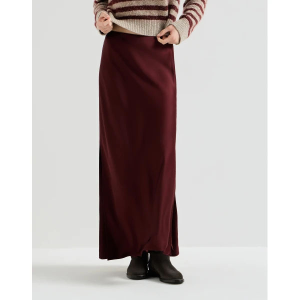Fluid Bias-Cut skirt