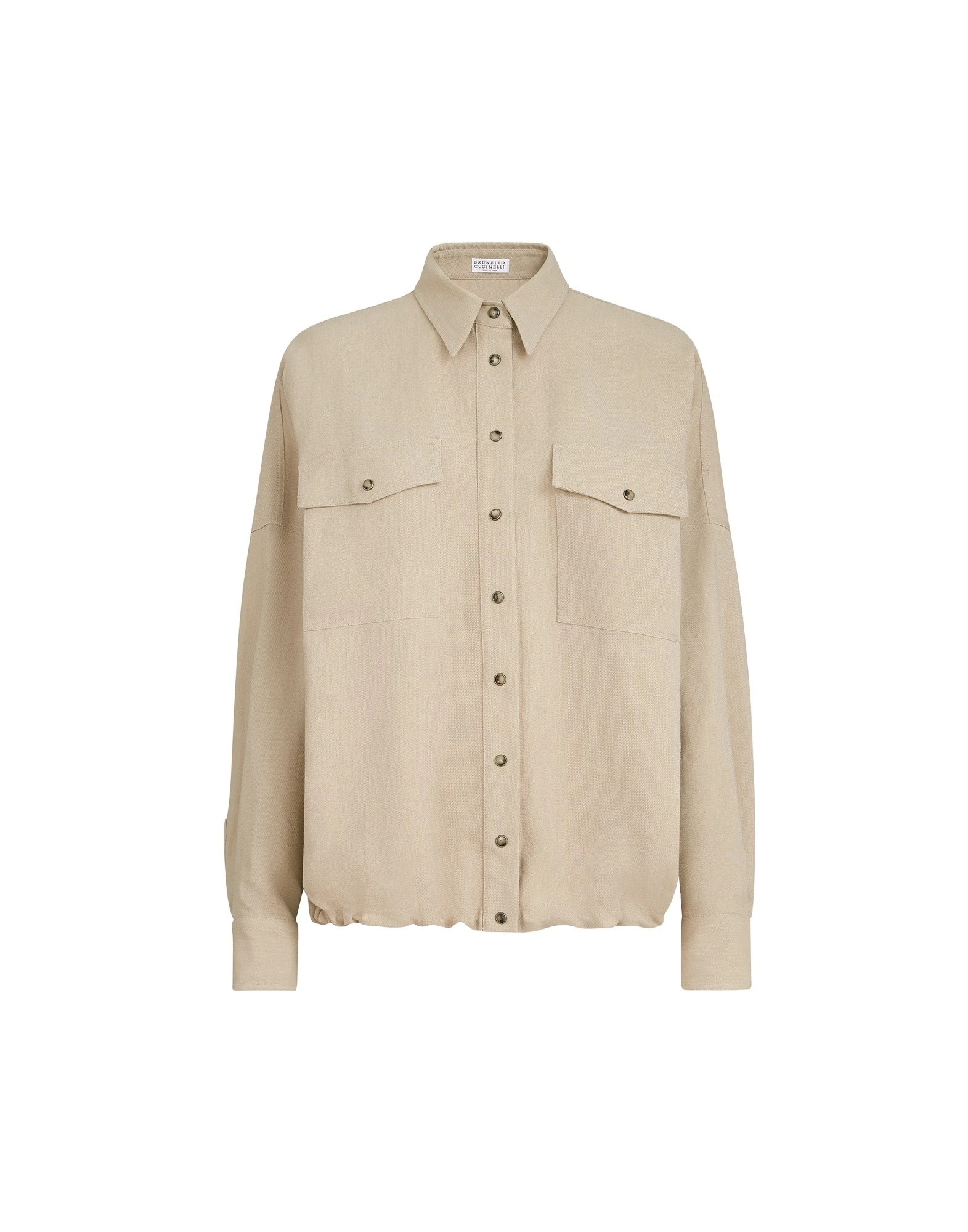 Brunello-Cucinelli-Fluid-twill-shirt-in-Sand60600_nobg Brunello Cucinelli