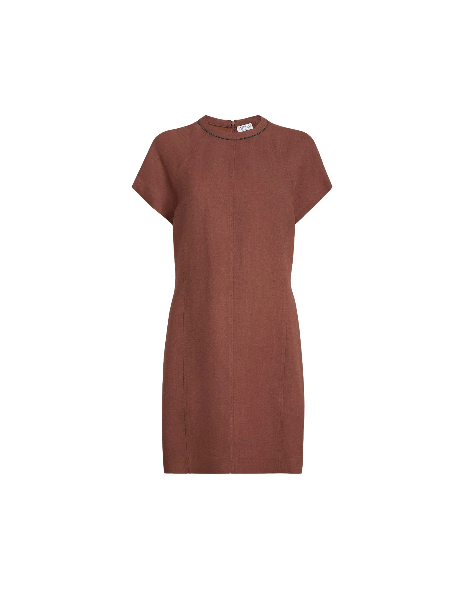 Brunello-Cucinelli-Fluid-twill-t-shirt-dress-in-Firebrick81779_nobg Brunello Cucinelli