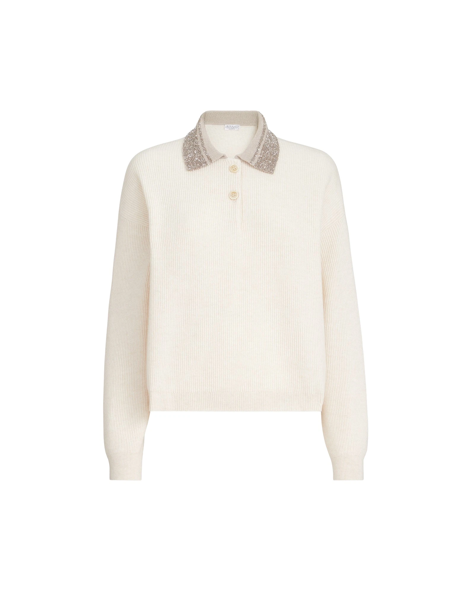 Brunello-Cucinelli-Polo-with-dazzling-collar-in-Beige22779_nobg Brunello Cucinelli