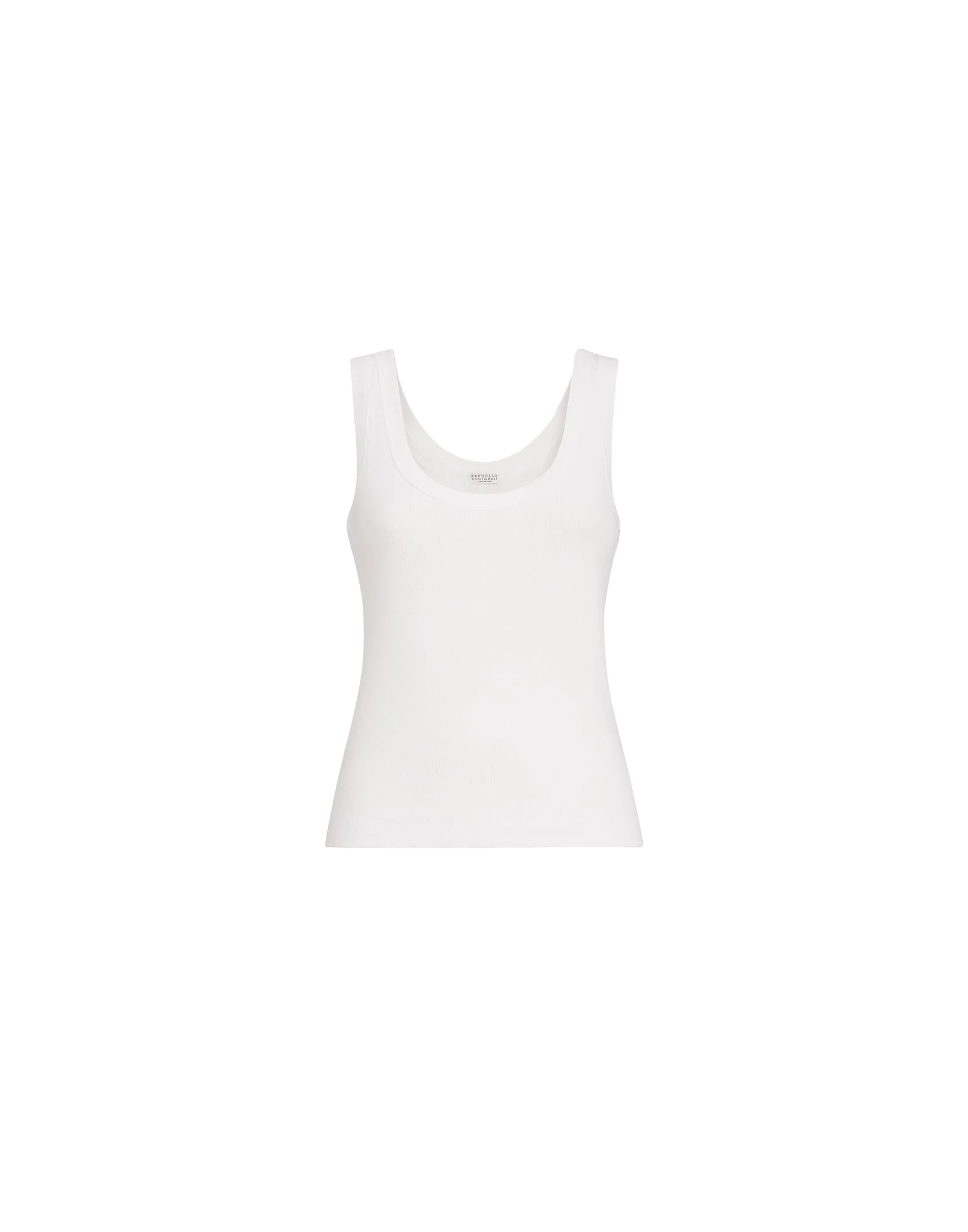 Brunello-Cucinelli-Ribbed-jersey-top-with-monili-in-White44049_nobg Brunello Cucinelli