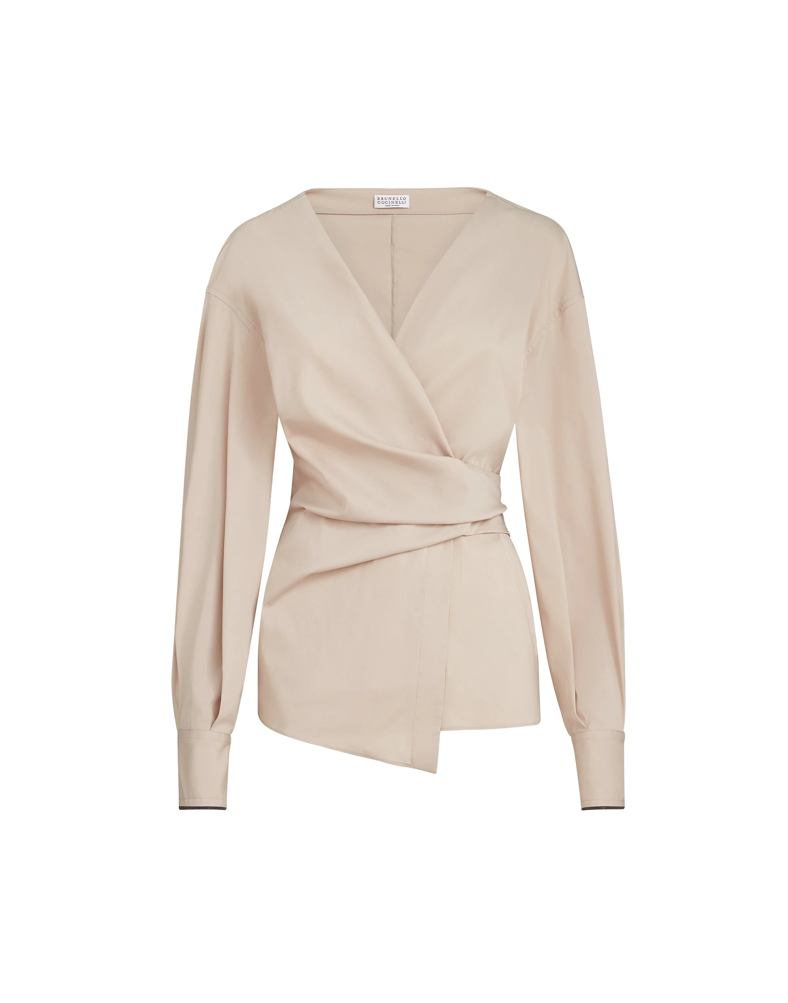 Brunello-Cucinelli-Stretch-poplin-shirt-with-monili-in-Beige67585_nobg Brunello Cucinelli