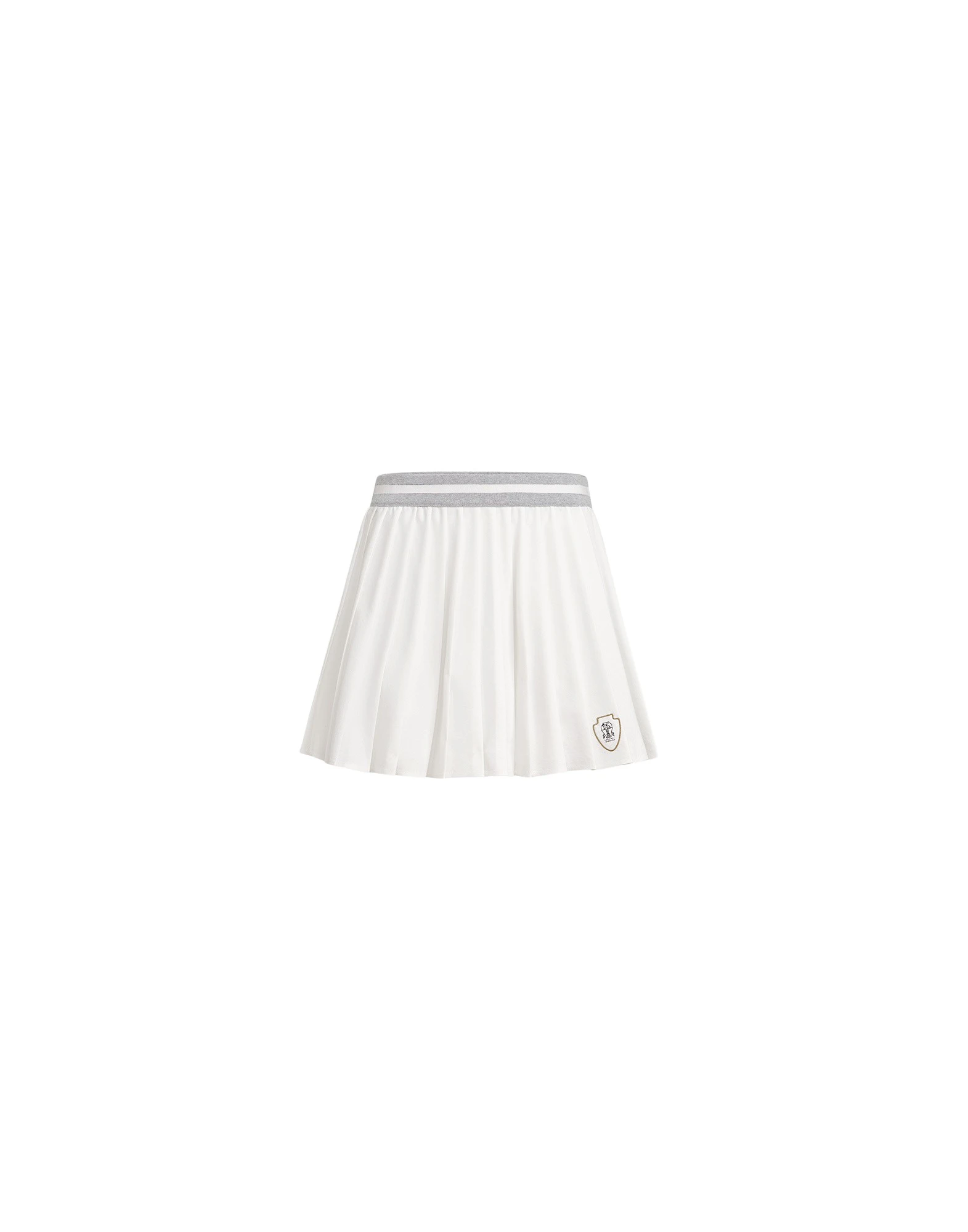 Brunello-Cucinelli-Techno-poplin-pleated-skirt-with-logo-in-White11282_nobg Brunello Cucinelli