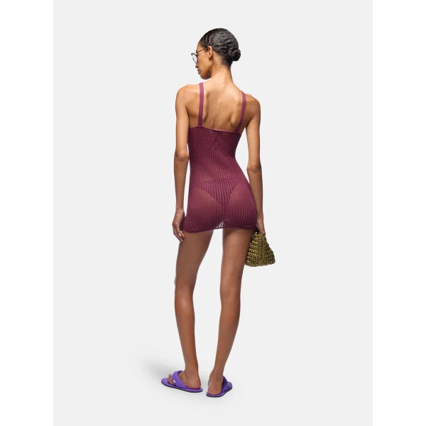 Attico burgundy dress