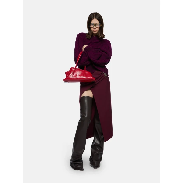 Burgundy sweater