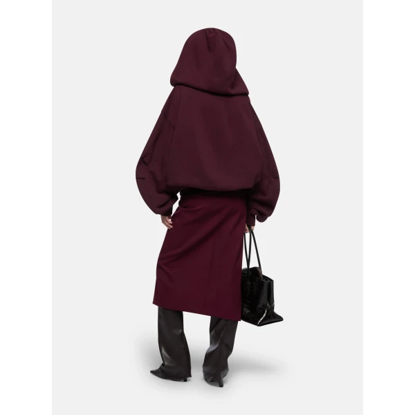 Attico burgundy knitwear