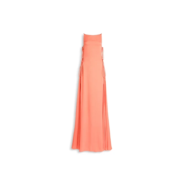 Alaïa Cady Tied Dress - ALAÏA Dresses - Laser Cut Luxury - Shop at Luxury Shoes 