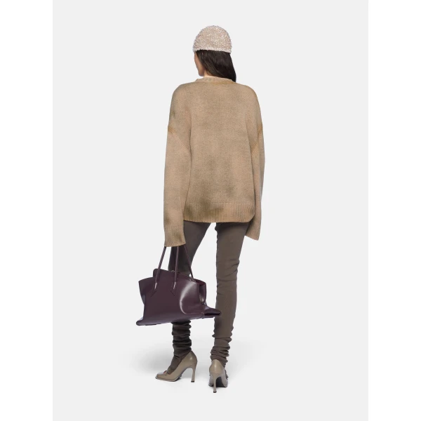 Attico camel knitwear