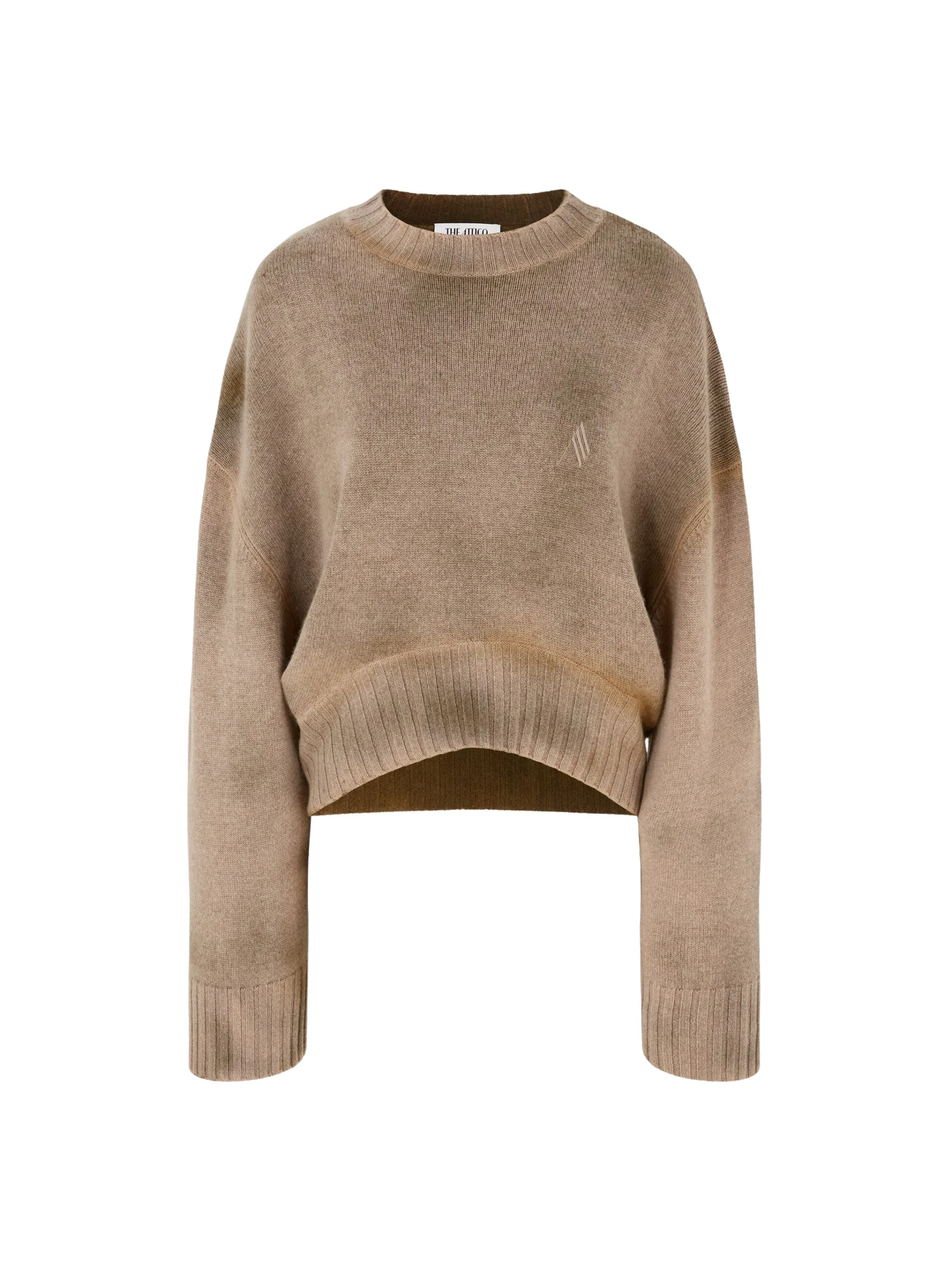 Camel-sweatshirt-The-Attico-Knitwear-scaled15019_nobg The Attico knitwear