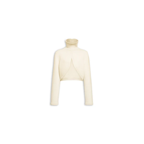 Alaïa Cashmere Knit Cut Out Jumper - ALAÏA Knitwear - Laser Cut Luxury - Shop at Luxury Shoes 