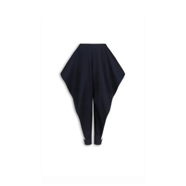 Alaïa Cotton Pointed Pants - ALAÏA Pants - Laser Cut Luxury - Shop at Luxury Shoes 