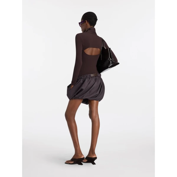 Attico dark brown dress