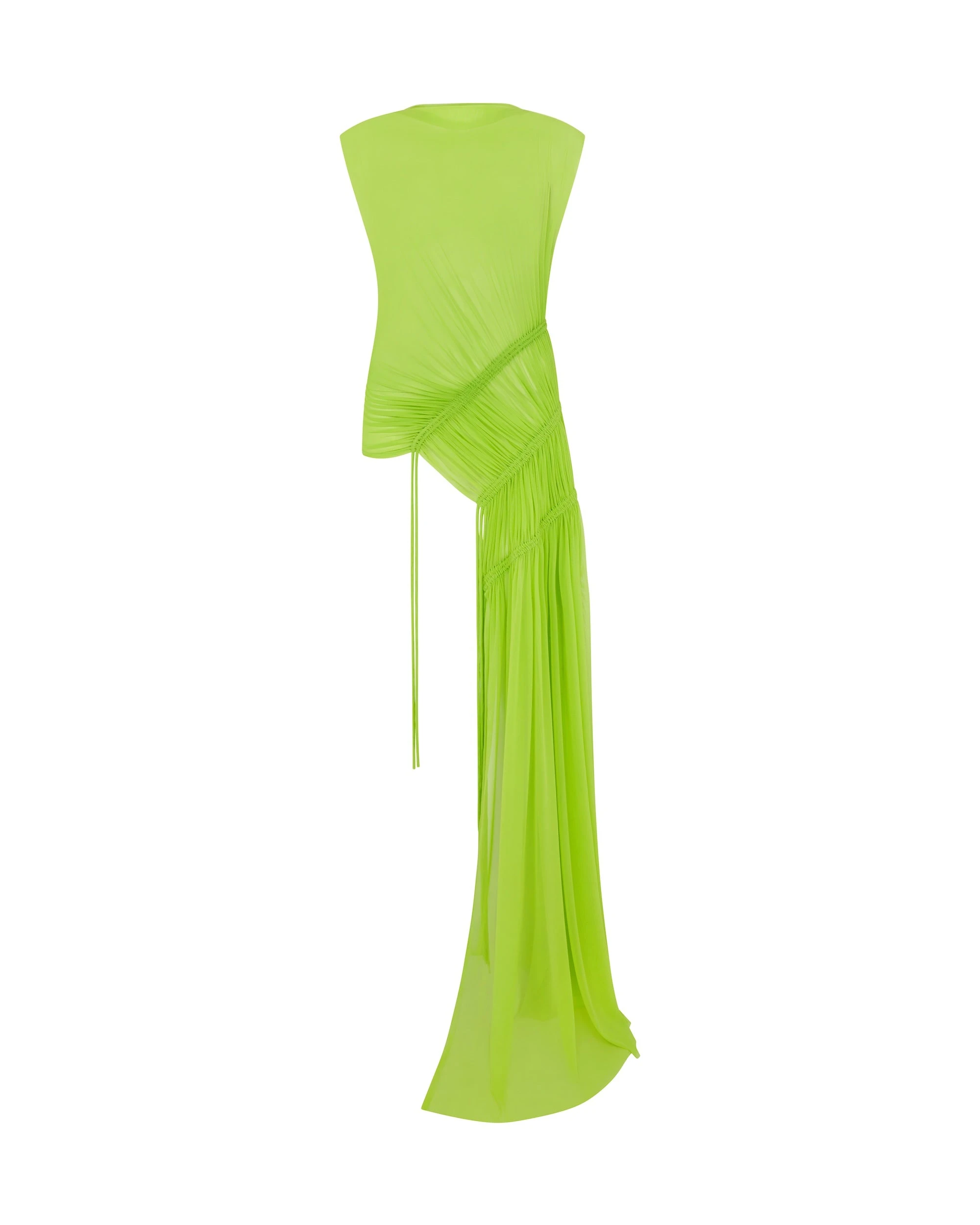 David Koma Asymmetric Hem Ruched Tunic David Koma Asymmetric Hem Ruched Tunic
