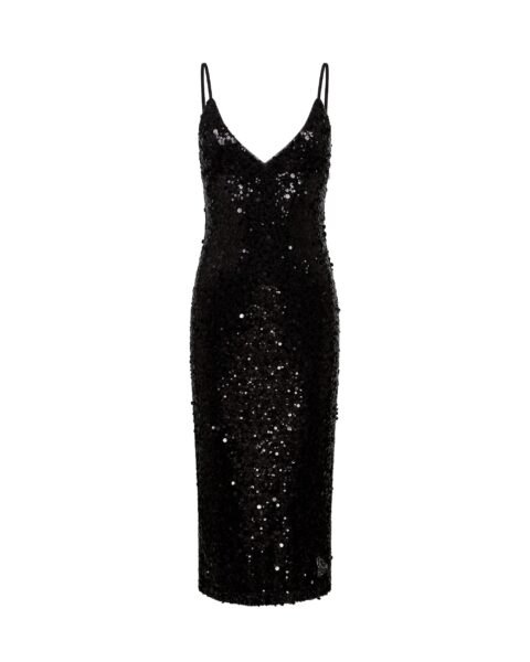 David Koma Sequin Camisole Midi Dress