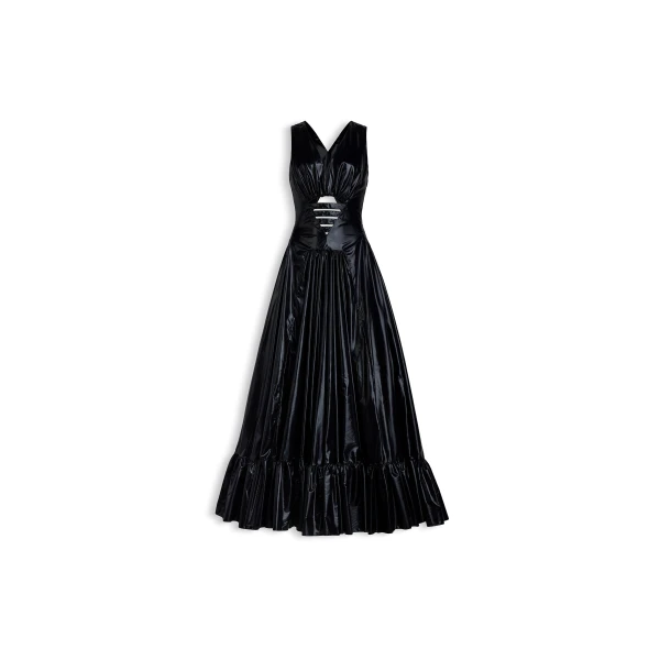 Alaïa Deesse Nylon Dress - ALAÏA Dresses - Laser Cut Luxury - Shop at Luxury Shoes 
