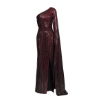 Elie Saab Asymmetrical Sequin Embroidered Dress in Multicolour featuring  – Luxury Designer Fashion at Luxury Shoes .