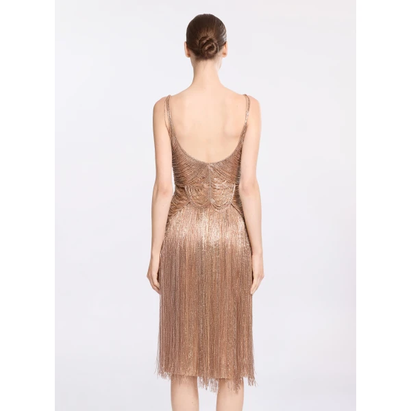 Elie Saab Bead Embroidered Top in Neutrals featuring  – Luxury Designer Fashion at Luxury Shoes .