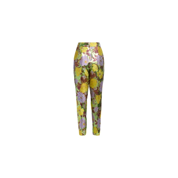 Elie Saab Brocade Pants in Multicolour featuring  – Luxury Designer Fashion at Luxury Shoes .