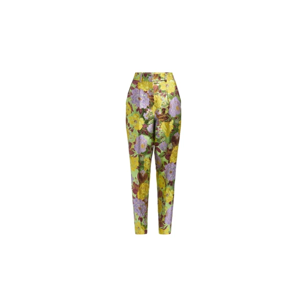 Elie Saab Brocade Pants in Multicolour featuring  – Luxury Designer Fashion at Luxury Shoes .