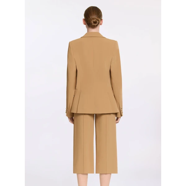 Elie Saab Cady Blazer in Beige featuring  – Luxury Designer Fashion at Luxury Shoes .