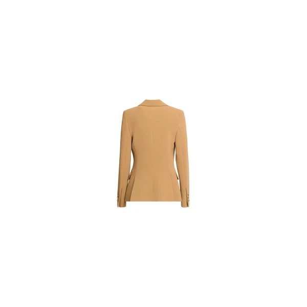 Elie Saab Cady Blazer in Beige featuring  – Luxury Designer Fashion at Luxury Shoes .