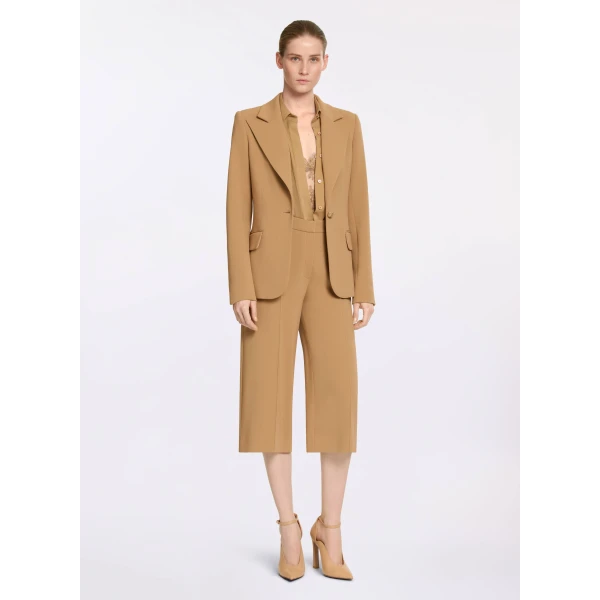 Elie Saab Cady Blazer in Beige featuring  – Luxury Designer Fashion at Luxury Shoes .