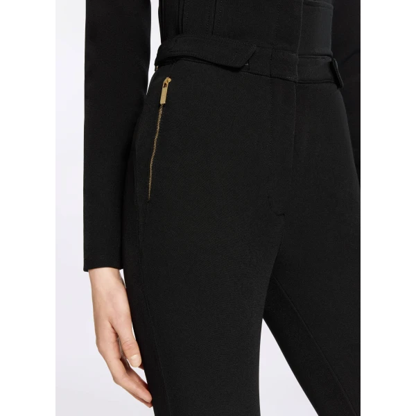 Elie Saab Cady Leggings in Black featuring  – Luxury Designer Fashion at Luxury Shoes .