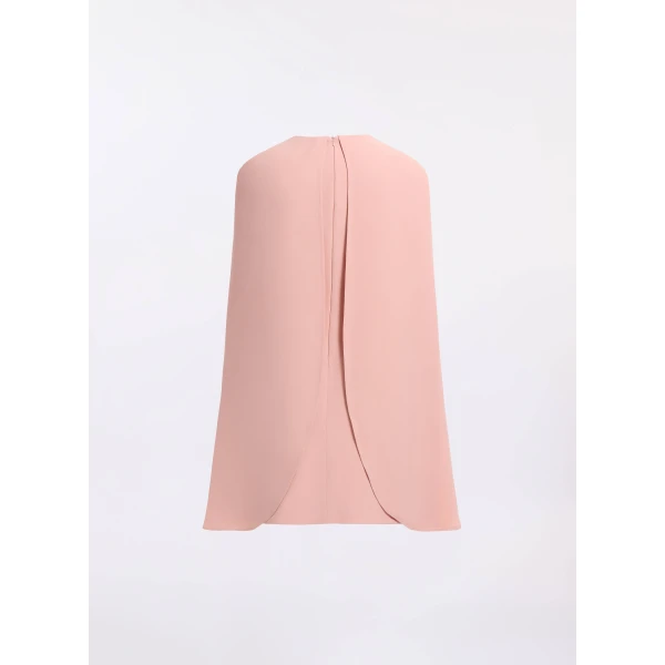 Elie Saab Cape Cady Short Dress in Pink featuring  – Luxury Designer Fashion at Luxury Shoes .