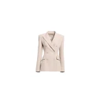 Elie Saab Cotton Canvas Blazer in Neutrals featuring  – Luxury Designer Fashion at Luxury Shoes .