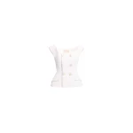 Elie Saab Cotton Piquet Jacket in White featuring  – Luxury Designer Fashion at Luxury Shoes .