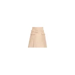 Elie Saab Embroidered Gabardine Short Skirt in Beige featuring  – Luxury Designer Fashion at Luxury Shoes .