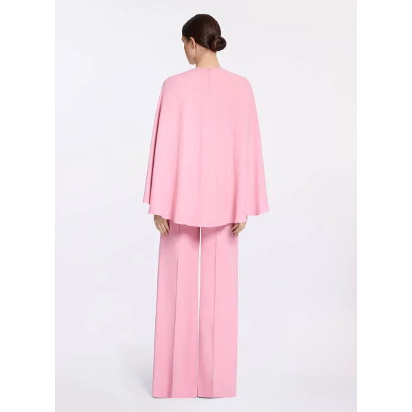 Elie Saab Flower Embellished Cady Jumpsuit in Pink featuring  – Luxury Designer Fashion at Luxury Shoes .