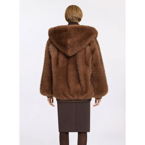 Elie Saab Fur Jacket in Beige featuring  – Luxury Designer Fashion at Luxury Shoes .