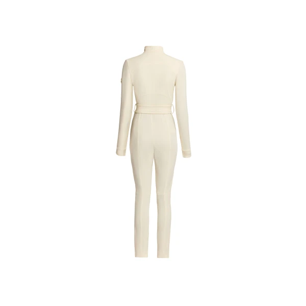 Elie Saab High Neck Jumpsuit in White featuring  – Luxury Designer Fashion at Luxury Shoes .