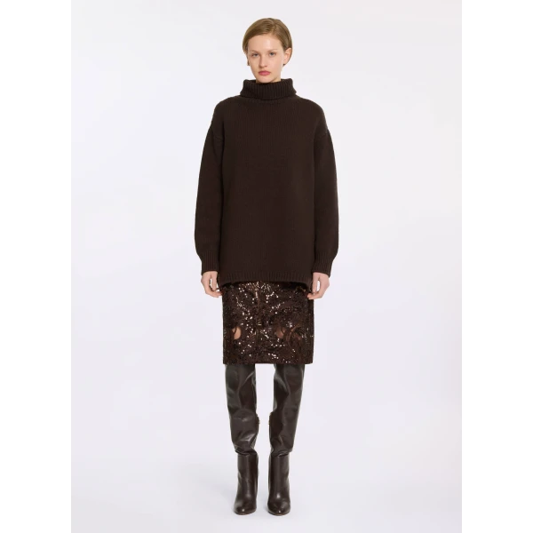 Elie Saab Knit Sweater in Beige featuring  – Luxury Designer Fashion at Luxury Shoes .
