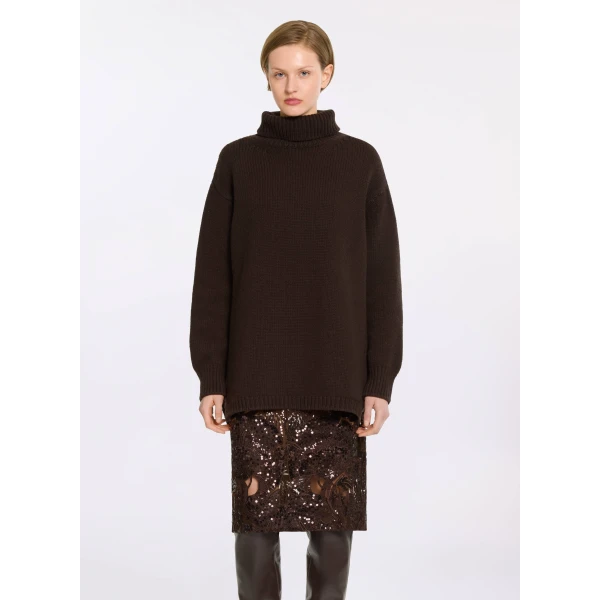 Elie Saab Knit Sweater in Beige featuring  – Luxury Designer Fashion at Luxury Shoes .