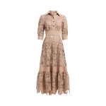 Elie-Saab-Macrame-Drill-Midi-Dress-Beige-coveti-scaled24625_nobg Elie Saab Macramé & Drill Midi Dress in Beige featuring – Luxury Designer Fashion at Luxury Shoes .