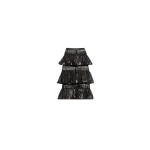 Elie Saab Macramé and Sequin Ruffled Skirt in Black featuring  – Luxury Designer Fashion at Luxury Shoes .