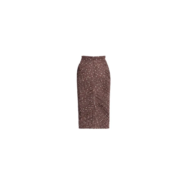 Elie Saab Polka Dot Printed Skirt in Multicolour featuring  – Luxury Designer Fashion at Luxury Shoes .