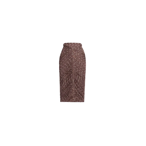 Elie Saab Polka Dot Printed Skirt in Multicolour featuring  – Luxury Designer Fashion at Luxury Shoes .