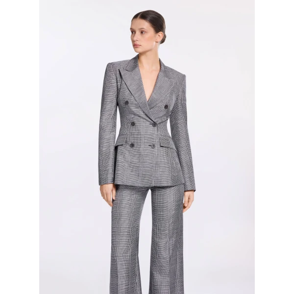 Elie Saab Printed Twill Blazer in Multicolour featuring  – Luxury Designer Fashion at Luxury Shoes .