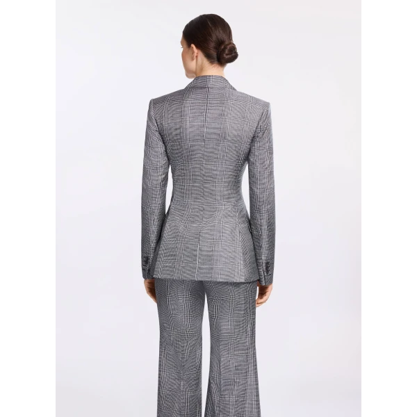 Elie Saab Printed Twill Blazer in Multicolour featuring  – Luxury Designer Fashion at Luxury Shoes .