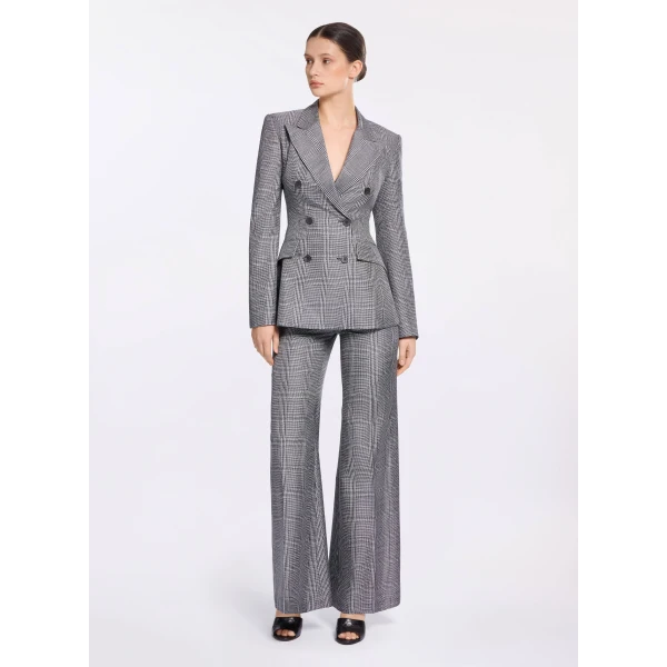 Elie Saab Printed Twill Blazer in Multicolour featuring  – Luxury Designer Fashion at Luxury Shoes .