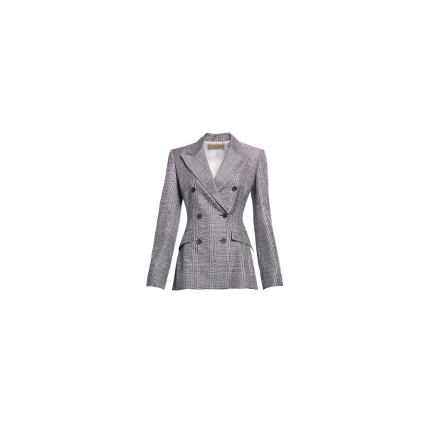 Elie Saab Printed Twill Blazer in Multicolour featuring  – Luxury Designer Fashion at Luxury Shoes .