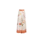 Elie Saab Printed Twill Pants in Multicolour featuring  – Luxury Designer Fashion at Luxury Shoes .