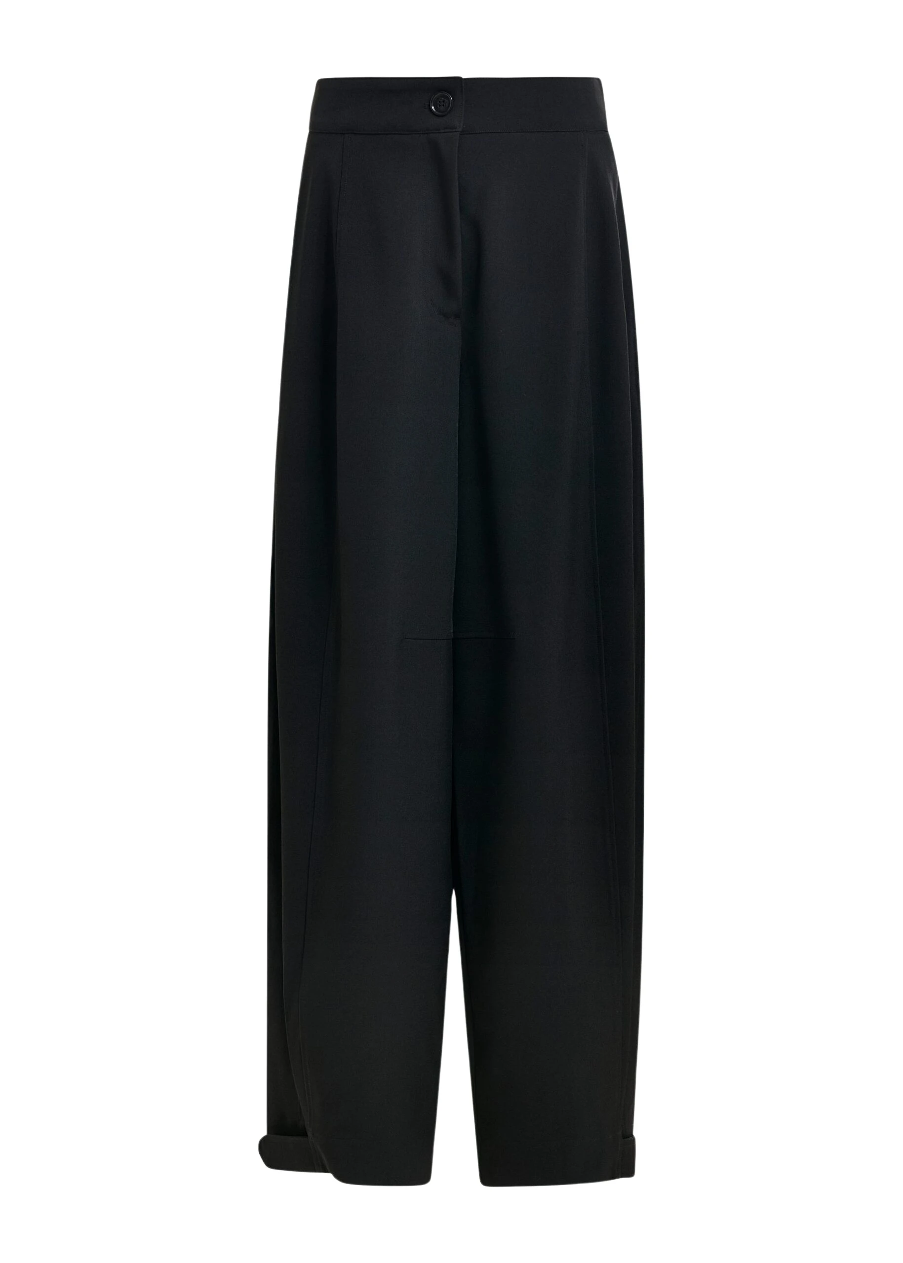 Essentiel-Antwerp-Black-barrel-leg-pants-with-twisted-side-seams-scaled80772_nobg Black barrel-leg pants with twisted side seams