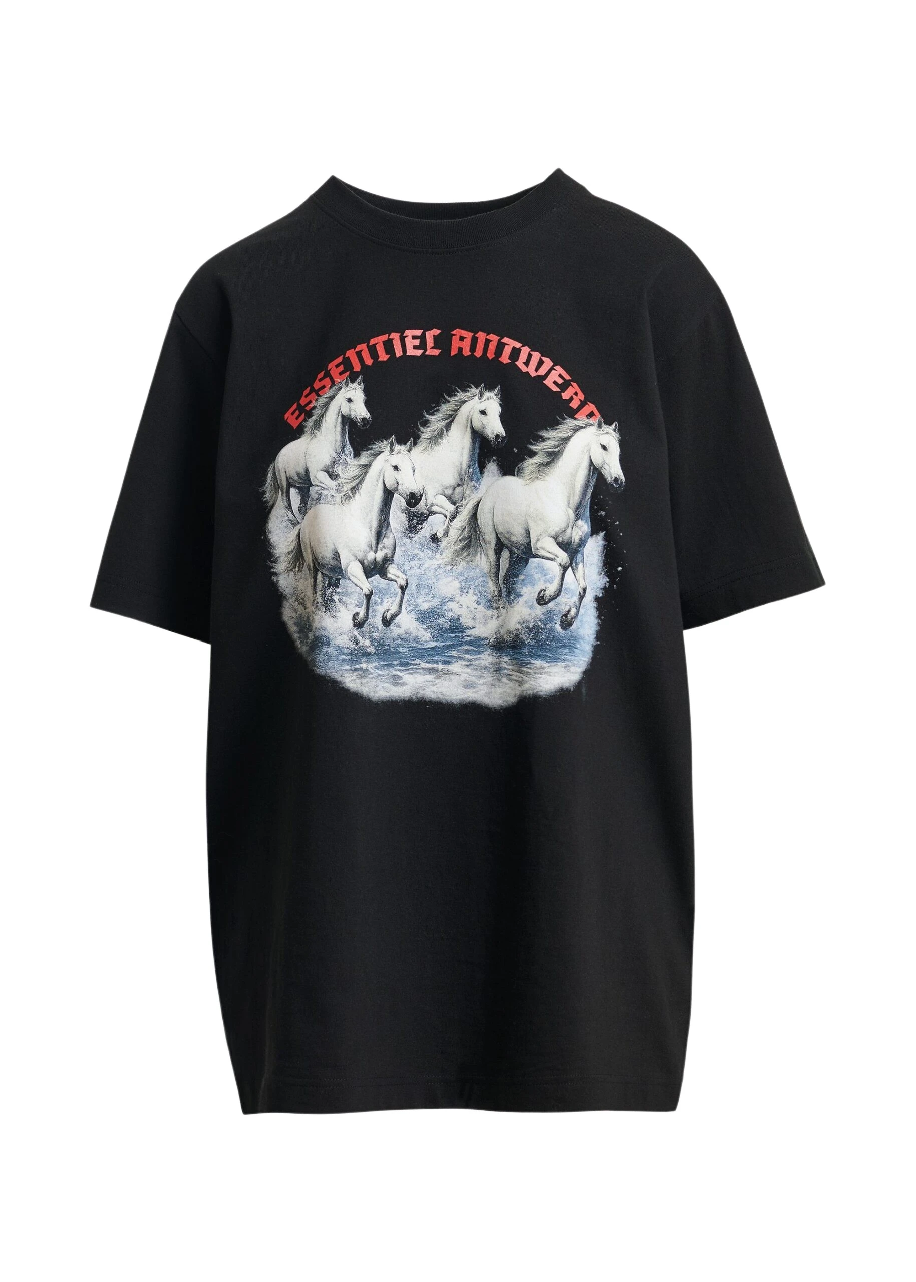 Essentiel-Antwerp-Black-off-white-and-red-running-horses-oversized-T-shirt-Year-of-the-Horse-online-exclusive-scaled89378_nobg Black